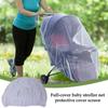 Safe Baby Crib Netting Mosquito Net Baby Pushchair Anti-bug Netting Infant Protection Mesh Stroller Accessories Stroller Net