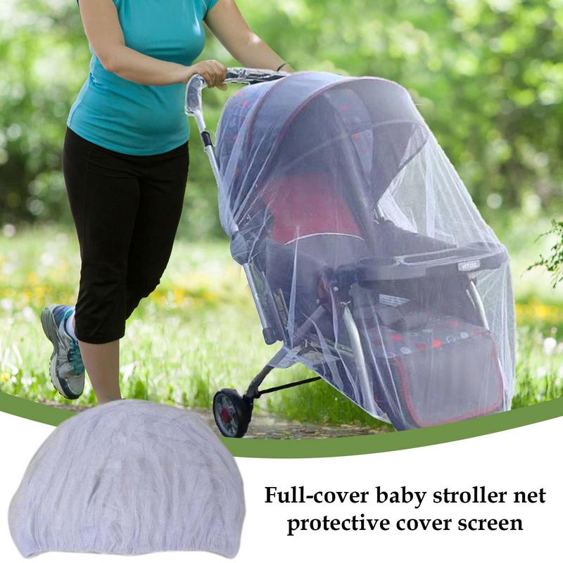 Safe Baby Crib Netting Mosquito Net Baby Pushchair Anti-bug Netting Infant Protection Mesh Stroller Accessories Stroller Net