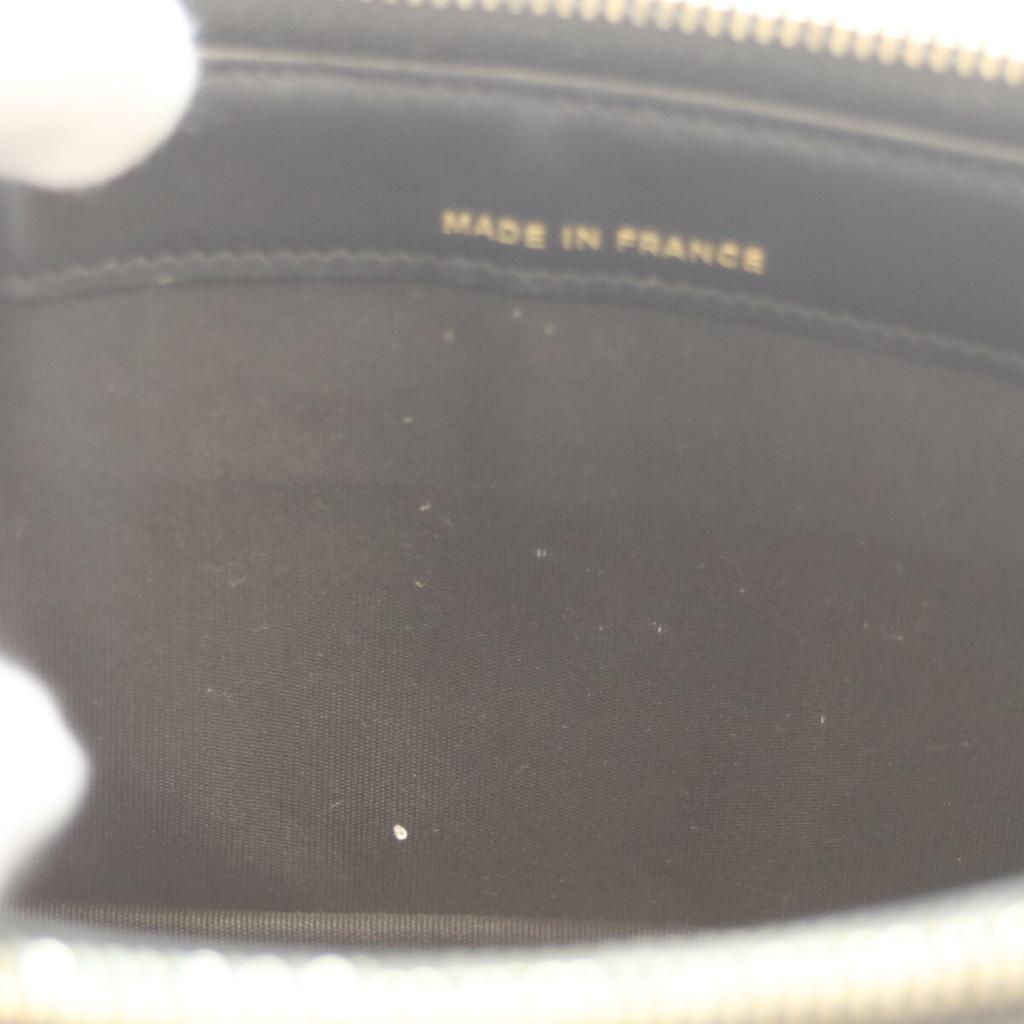 CHANEL No. 27 A84069 Black Caviar GHardware Bois Chanel Chain Wallet Shoulder bag blackUsed