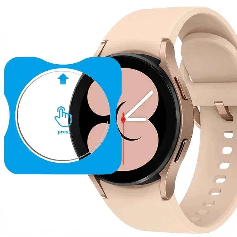 One-Click Tempered Glass for Samsung Galaxy Watch Ultra 47mm HD Screen Protector Bumper for Watch 8 7 6 classic 5pro 4 44mm 40mm