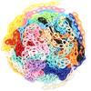 5pcs/lot 50cm Plastic Link Chain Colorful Extension Chains For Jewelry Making DIY Bracelet Necklace Phone Key Bag Chain Supplies
