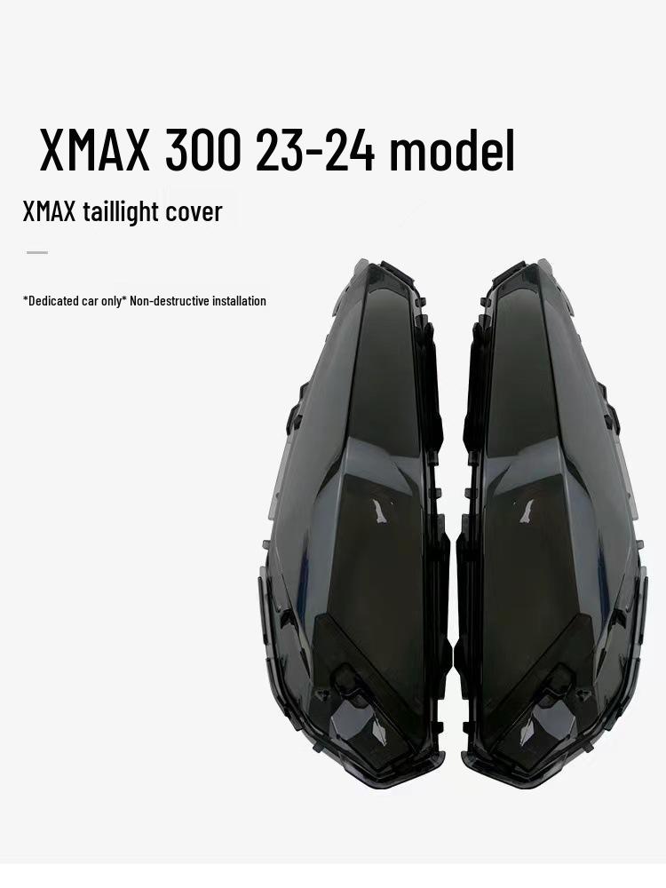 Yamaha XMAX300 23-24 Smoked Black Rear Taillight & Turn Signal Cover