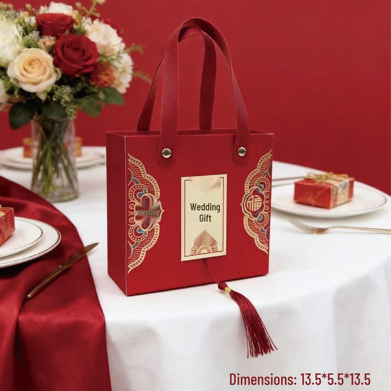 Golden Candidate Gift Box - Teacher Appreciation & School Entrance Souvenir 13.5 x 5.5 x 13.5 cm
