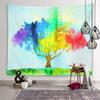 Fashionable Graffiti Tree Series Tapestry Printed Tapestry Home Decoration Wall Hanging Cloth Holiday Furnishings Beach Towel