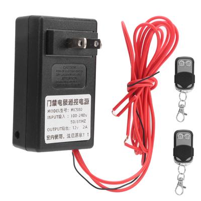 Fuente de Alimentación Estabilivolt de 12V 2A con Control Remoto Inalámbrico y Transformación de Voltaje para Control Eléctrico