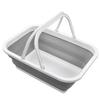 Foldable Picnic Basket Large Capacity Multifunctional Sturdy Handle Toy Storage Basket for Home