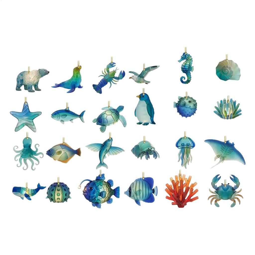 Christmas Advent Calendar 2025 2D Acrylic Ornament 24 Days Countdown Calendar To Christmas Toys For Learning Development Family