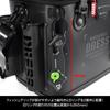 Dress Bakkan Mesh Stealth Black 34L Renewed Rod Holder EVA Multifunctional Fishing Tackle Bag Fishing Gear Case Disaster Prevention Storage Container