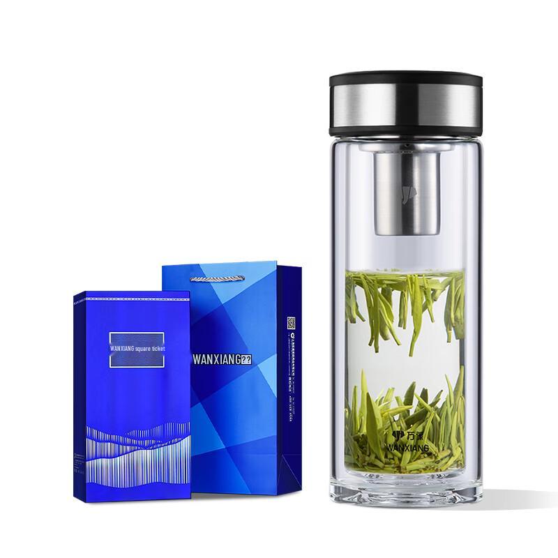 Wanxiang Double-Wall Glass Travel Mug