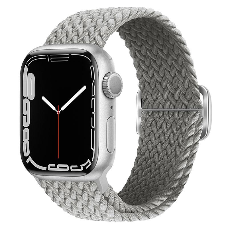 Braided Solo Loop For Apple Watch Ultra Band 40mm 44mm 41mm 38mm 49mm 45mm Elastic Nylon Bracelet iWatch Series 9 8 7 3 Se Strap