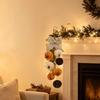 Farmhouse Style Pumpkin Wall Hanging Handmade Artificial Pumpkin Wreath  Farmhouse