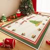 Christmas Luxury Washable Living Room Carpet Decoration Bedroom Bedside Soft Cute Rug Large Area Non-slip Lint-free Floor Mats