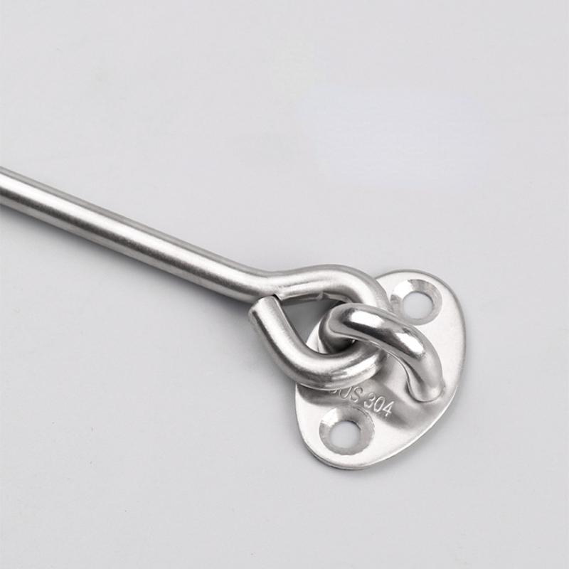 3/4/6 Inch Stainless Steel Door Latch Bathroom Latch Hook Old-fashioned Room Door Latch Simple Sliding Door Bolt