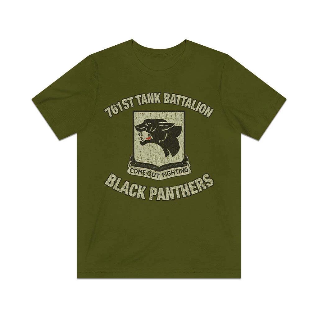 761st Tank Battalion Black Panthers 1942 Vintage Men s T shirt 2XL