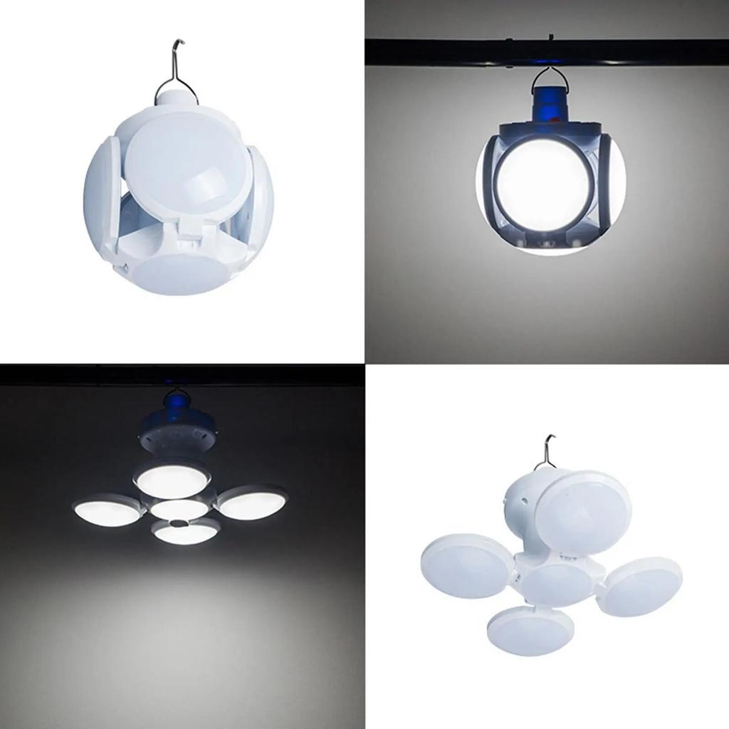 Portable LED Bulb Folding Solar Outdoor Light Waterproof Light Emergency Light Solar Rechargeable Camping Light