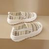 Fashion CRLAYDK Weave Loafers for Women Comfortable Slip On Work Flats Casual Walking Lightweight Ladies Mom Shoes Travel Sneakers