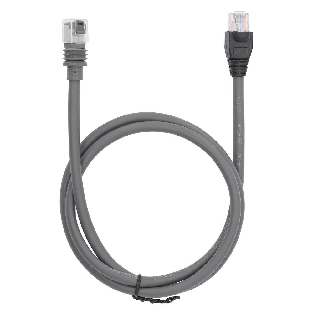 

Portable Grey Mini Ethernet Cable 1200mbps Waterproof Rectangular Satellite Cable 1m/3ft 2m/7ft 5M/16ft LAN Cable Outdoor