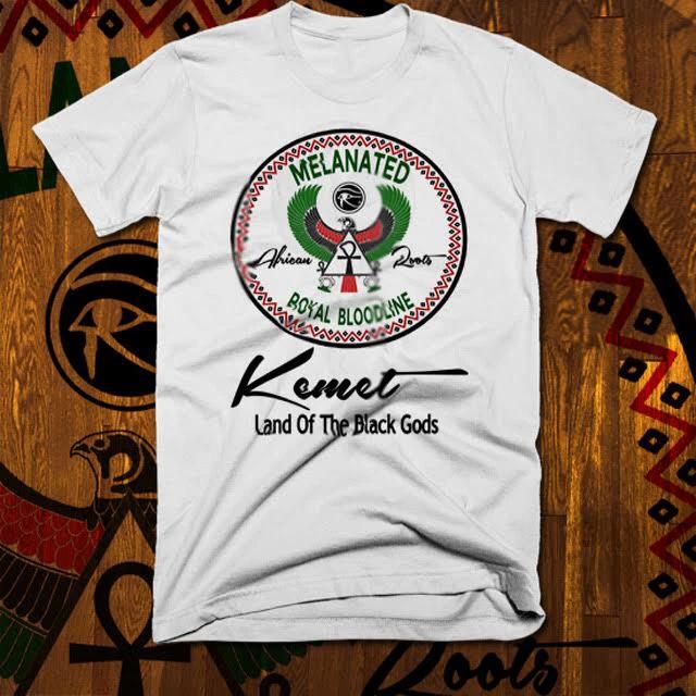 Egyptian Kemet T-Shirt Egypt Ankh Eye Of Horus Melanated God’s New cotton tee XL