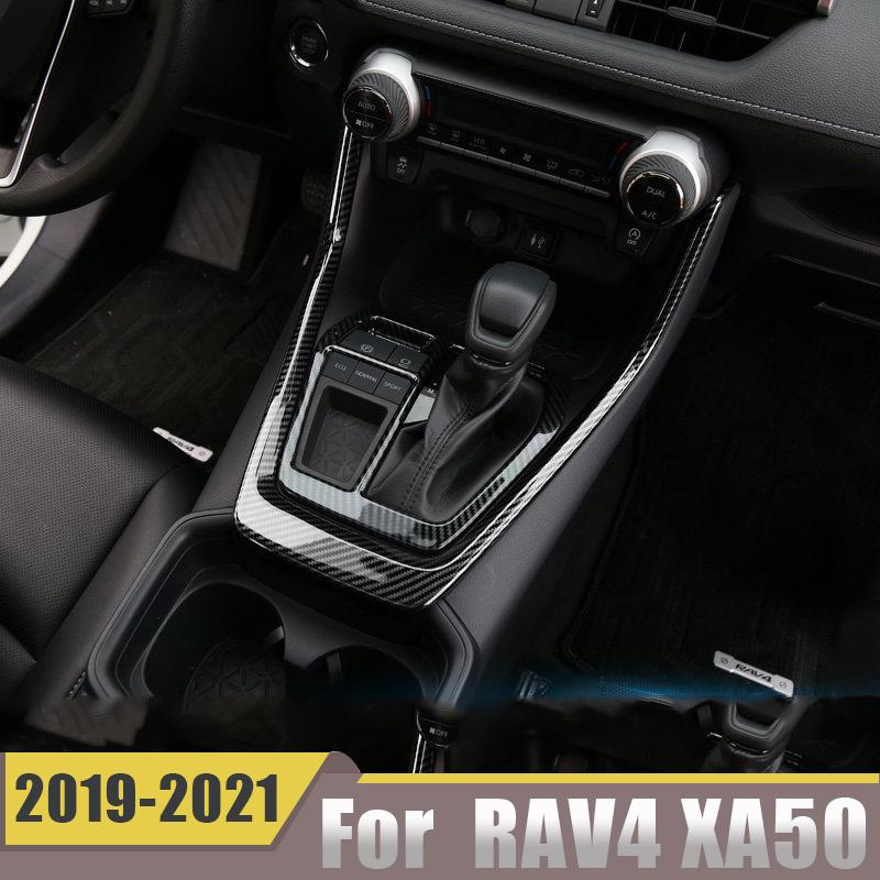 Für Toyota RAV4 XA50 2022 ABS Kunststoff Auto Innen Getriebe Shift Box Panel Abdeckung Trim Rahmen Dekoration Zubehör