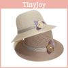 Mint Flower Summer Hat With Wide Brim For Women Sun Protection And Breathability