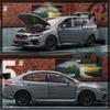 1/32 Subarus WRX STI Alloy Sports Car Model Diecast Simulation Metal Toy Race Car Model Sound and Light Collection Children Gift