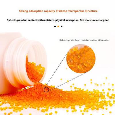 Beads Bottles Moisture Absorber Electronic Product Desiccant Dehumidifie 500g Blue/orange Waterproof Reusable Silica Gel