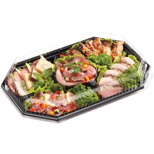 Chuo Kagaku HSPD 36-5 Black Disposable Containers, Made In Japan, 20 Count, Size: Approx. 36 X 24 X 2.5 Cm