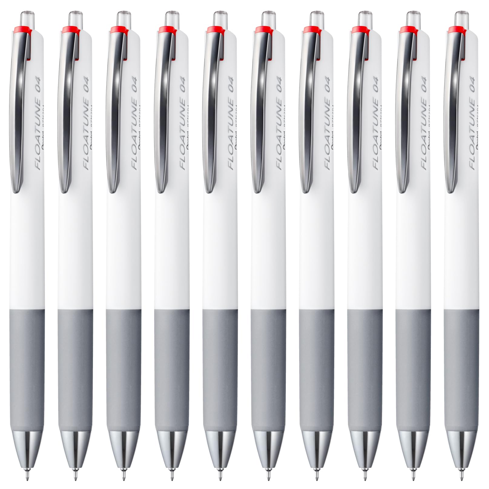 

Pentel Ballpoint Pen Flow Tune Red 10 pieces Oil-based 0.4mm BZN204-B