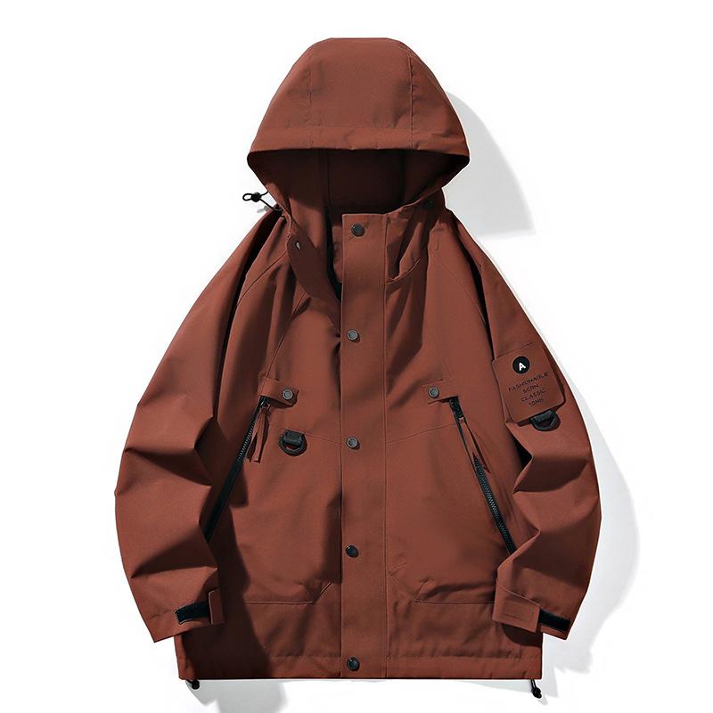 Trendy Large Size Three-proof Jacket Spring and Autumn New Mountain Style Jacket Outdoor Sports Mountaineering Jacket Couple Jacket