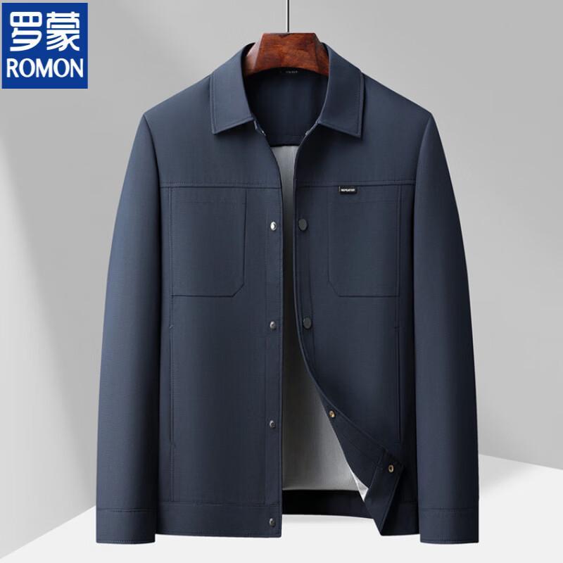 ROMON S Men's Spring Autumn Lapel Jacket