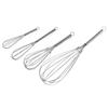 Balloon Wire Whisk Stainless Steel Manual Kitchen Whisk Egg Beater for Mixing Whisking Beating Stirring