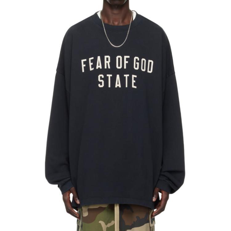 Fear of God Essentials FALL24 HOMECOMING Jersey Long Sleeve Tee LogoT Men's 125BT242010F