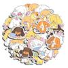 Cute Tired Puppy Cartoon Stickers for Suitcases, Laptops & DIY Albums - 40 Waterproof Designs