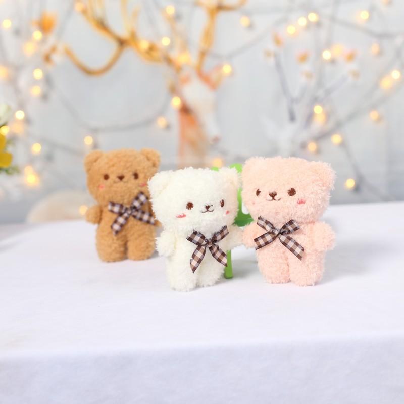 Wedding Sprinkler Doll Bow Tie Bear Plush Toy Doll Pendant Bag Keychain Ornament Doll