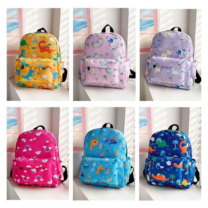 Cute Cartoon Kids Backpack With Simple And Stylish Design 2023 Korean Version Of Little Dinosaur Kindergarten Schoolbag