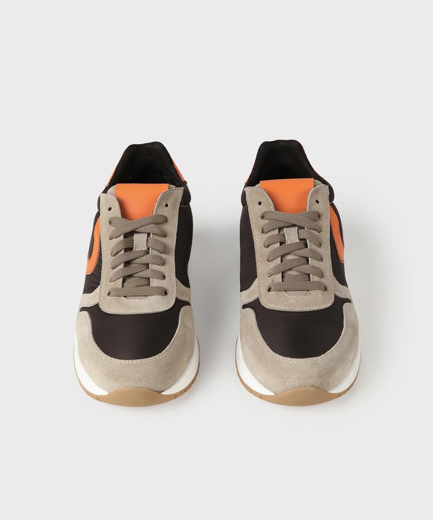 Panicale Brown Napa Leather Sneakers