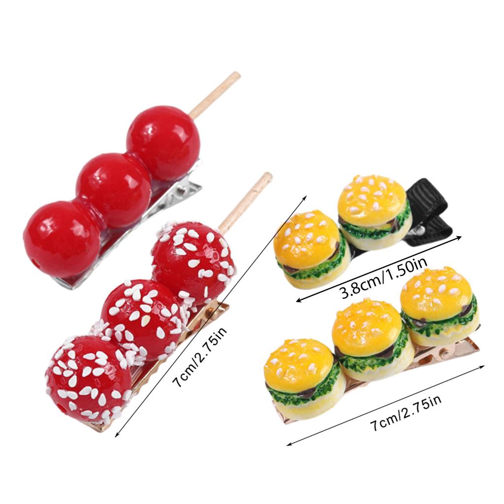 Creative Candied Haws Hair Clip for Women Girl Fashionable Hair Clip Hairstyle Tool Decorative Hair Barrettes for Kids