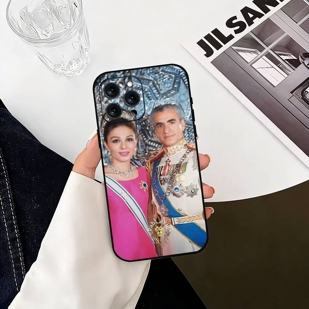Mohammad R-Reza Pahlavi-I Phone Case For iPhone 17,16,15,14,13,12,11 Plus,Pro Max,XS,Soft Silicone Black Cover