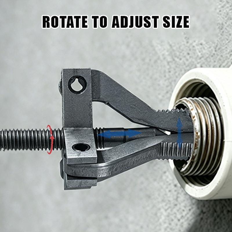 2 Jaw 3 Jaw Broken Screw Extractor Hex Shank Pipe Remover For 1/2 3/4 1 Inch Water Tap Rusty Bolt Removal Repair