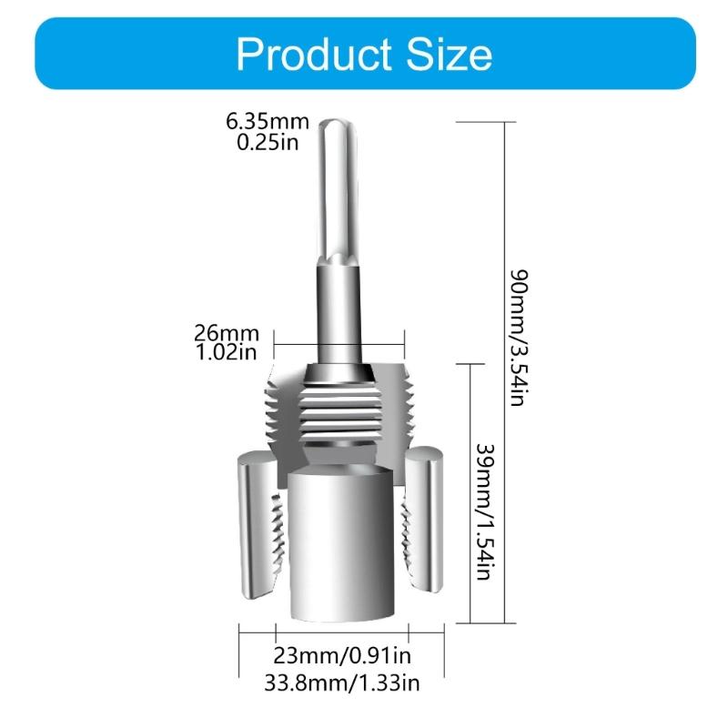 PVC Thread Maker Tool 1/2inch 3/4inch PVC Pipe Threading Dies Plumbing Tool for Professional Cutting Pipe Threaders