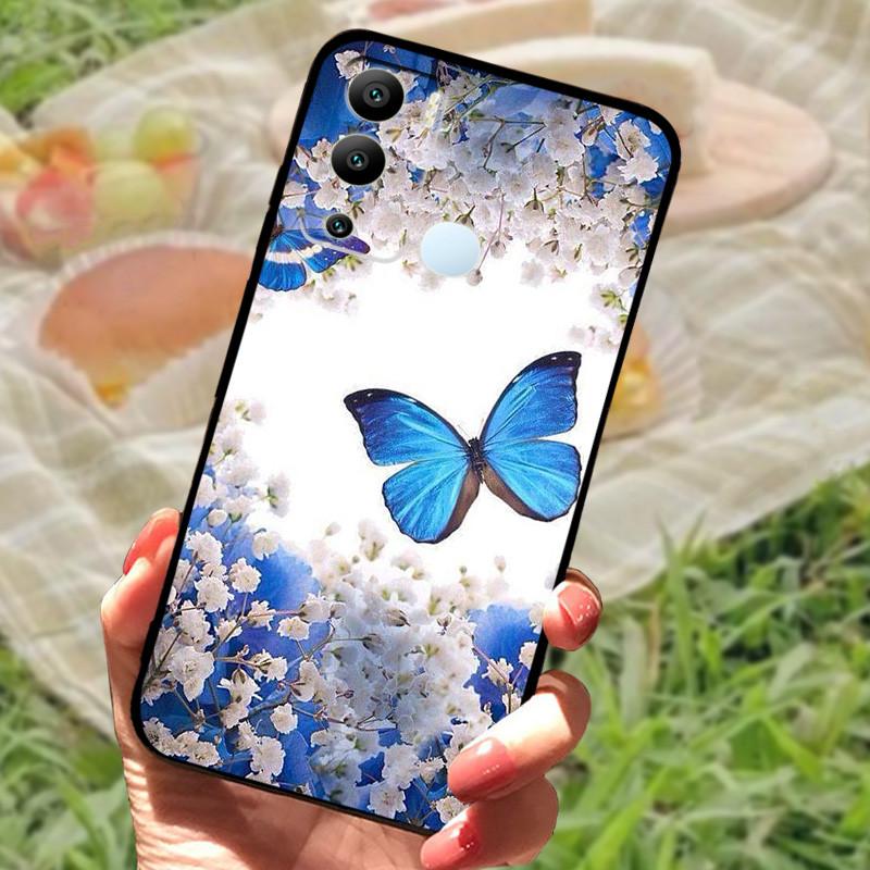 For Infinix Hot 12i Case 12 i X665B Silicone Soft TPU Phone Cover For Infinix Hot 12 Pro X668C Cases Hot12 X6817 Bumper Fundas