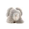 INJOI Plush Animal, Natural Alpaca Fur, Rare, Fluffy, Handmade, Cute, Perfect Gift for Anniversaries and Special Occasions (Elephant, 30cm, Gray,