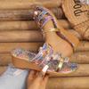 Fashion Fashion Printed Wedge Slippers Women Summer Comfortable Non Slip Beach Slides Woman Lightweight Floral Bohemian Outdoor Sandals