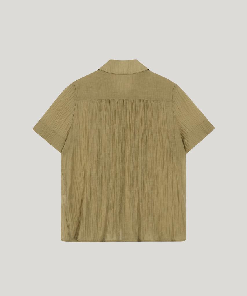 Poeteuseoul Breeze Fill Blouse_Olive
