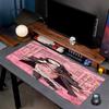 Demon Slayer Print Mouse Pad, Anti‑Slip Desktop keyboard Mat, for PC Laptop Gaming Working Daily Use, Cool Festival Surprise Gift