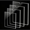 High Clarity Clear Acrylic Wall Frame A4 A5 Sign Holder for Certificate Photo License Document Shop Office Home Display