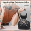 2025 Trend Retro Landline Telephone,Old Fashioned Vintage Landline Phones With Classic Metal Bell Retro Telephone For Home Offic