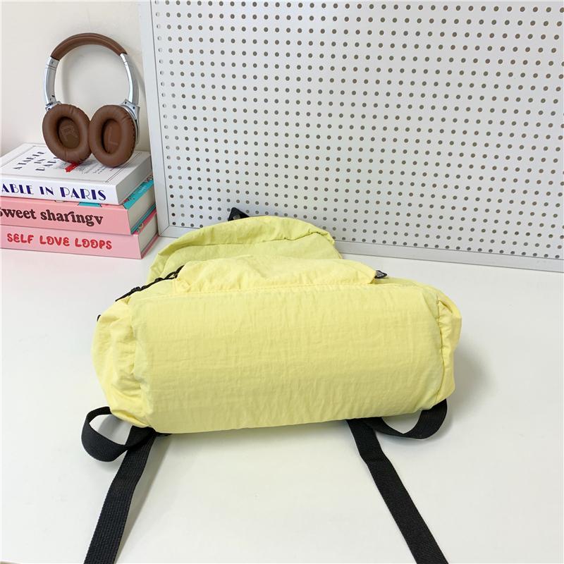 Lightweight Nylon Backpack Student Schoolbag Large Capacity Commuter Women Travel Backpack