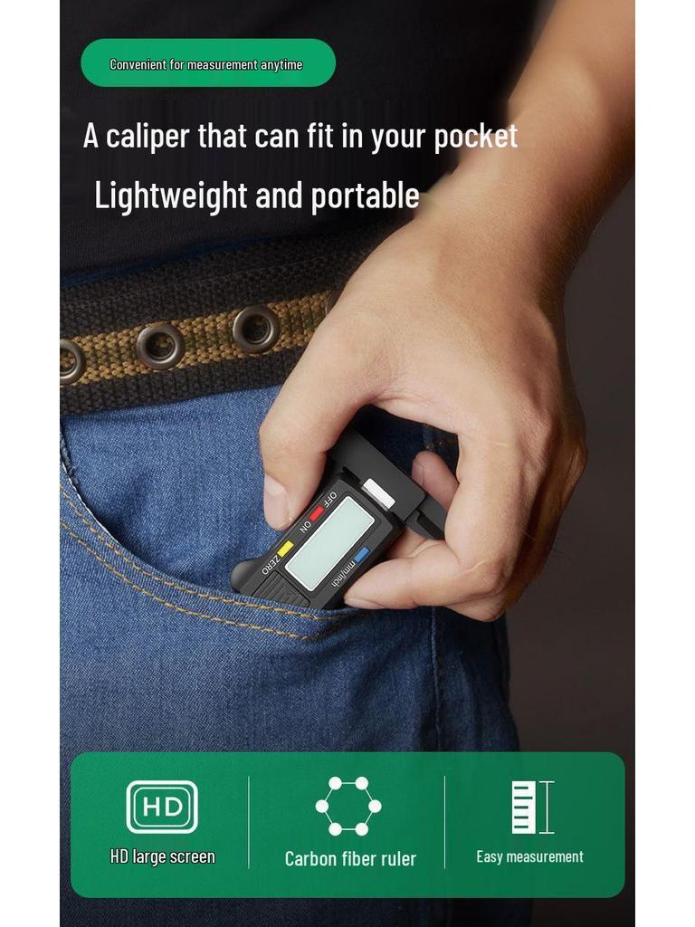 High-Precision Digital Vernier Caliper for Jewelry and Jade Measurement