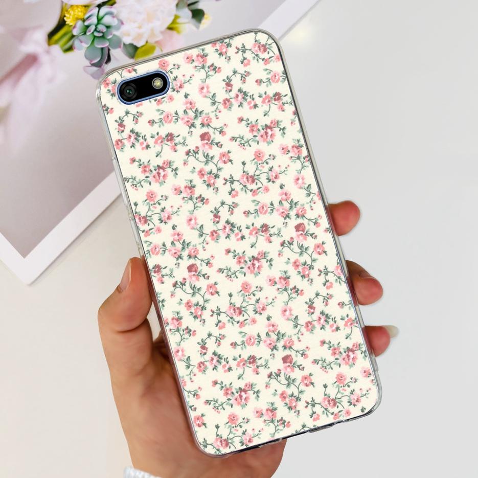 For Huawei Y5 Lite 2018 Case DRA-LX5 Luxury Painted Back Cover Clear Silicone Soft Phone Case For Huawei Y5 Prime Y 5 2018 Shell